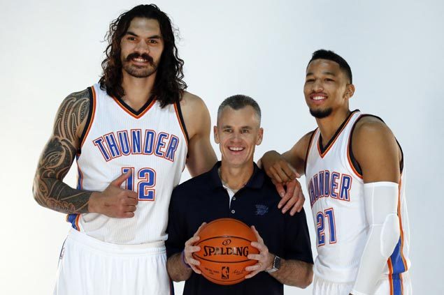 Steven Adams, Andre Roberson earn praise from OKC star additions Carmelo Anthony, Paul George