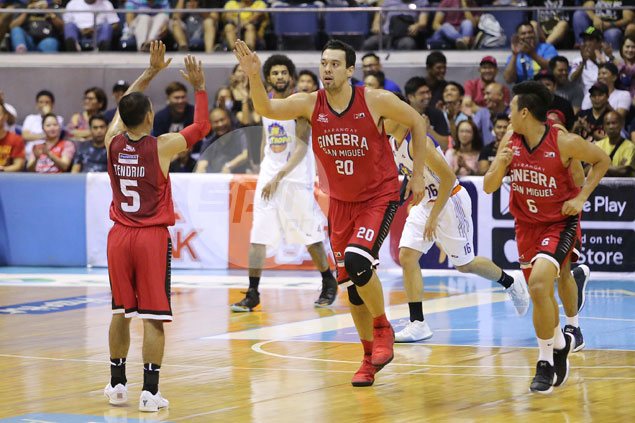 Ginebra serves payback with 27-point beatdown over TNT in sizzling semis series opener