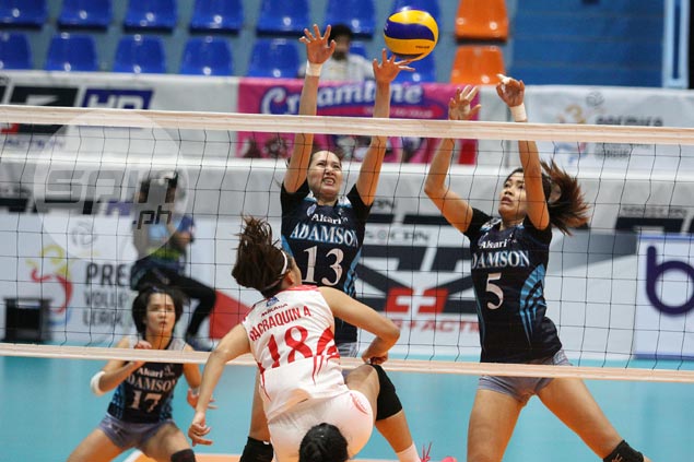 Galanza-less Adamson outlasts San Beda to complete elims sweep, seal PVL semis duel vs FEU