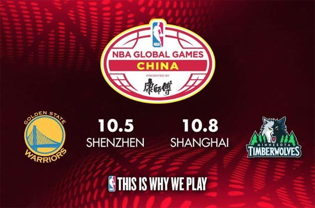 Golden State Warriors, Minnesota Timberwolves all set for NBA Global Games in China