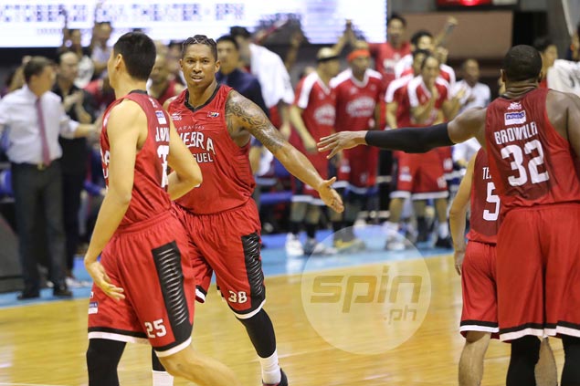 Joe Devance not bothered with officiating, says more fouls a result of aggressive TNT defense
