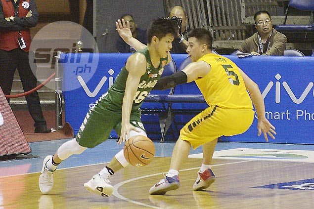 Jollo Go hits seven treys, 33 points as La Salle nips Lyceum to break Milcu duck