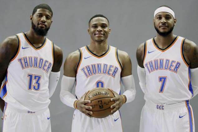 OKC Big Three locked in for one goal: 'Guys will do what needs to be done to win a championship'