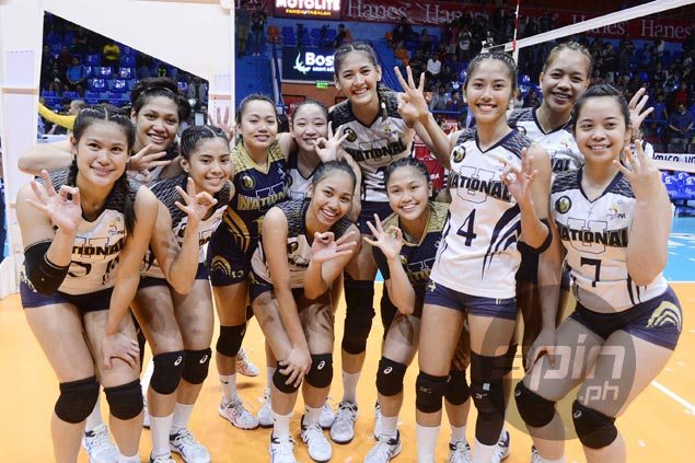 NU Lady Bulldogs sweep FEU Lady Tams for unbeaten run to PVL Collegiate Conference title