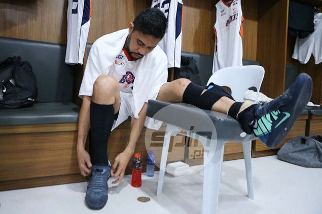 Ranidel de Ocampo comeback derailed as veteran goes down with mild Achilles tear
