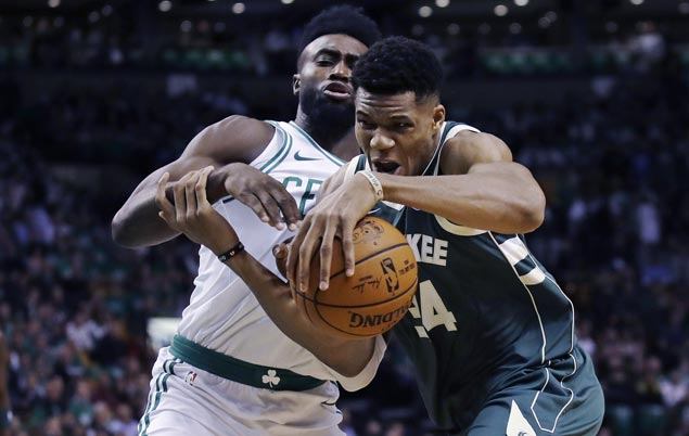 Antetokounmpo scores 37 as Bucks deal Celtics second straight loss, spoil Irving debut in Boston