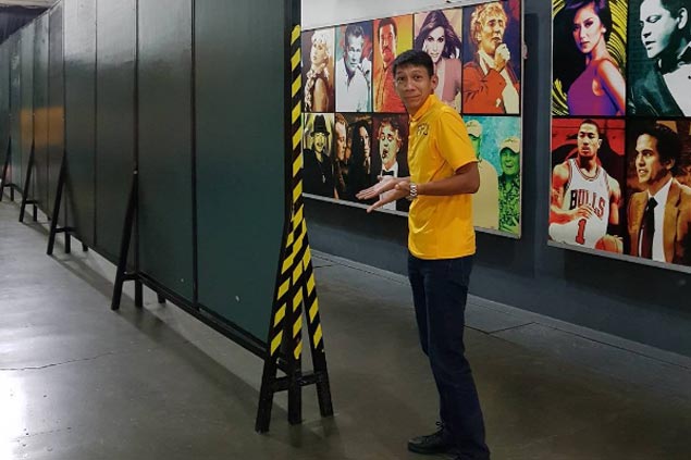 LOOK: TNT coach Nash Racela takes playful jab at new wall separating dugouts inside Big Dome