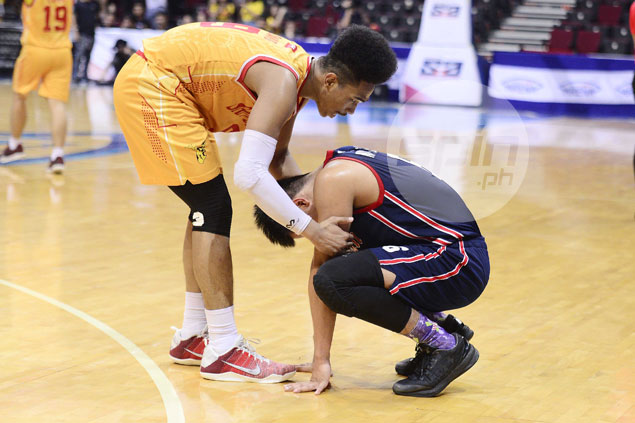Rey Nambatac turns focus to PBA draft after sad end to eight-year Letran career