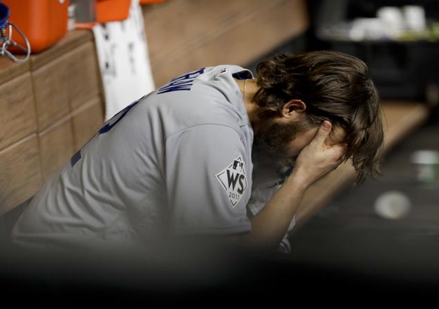 Clayton Kershaw’s October woes resurface and Dodgers fall behind in Series