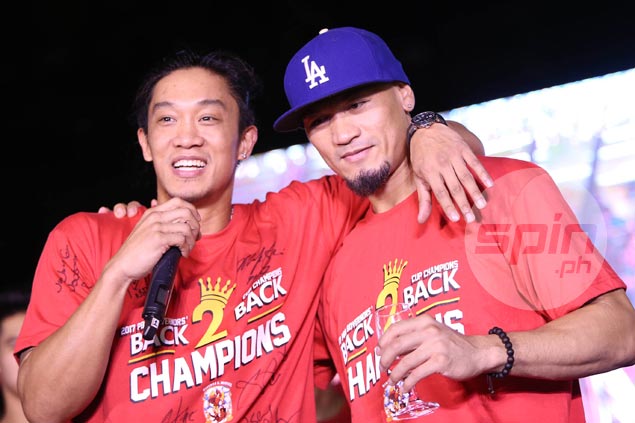 Emotional Caguioa says pal Helterbrand 'a point guard not only on court but in life as well'