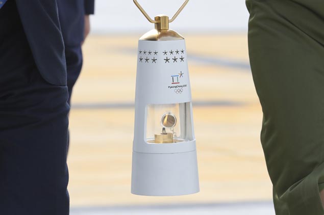 Olympic flame arrives in South Korea for 2018 Winter Games