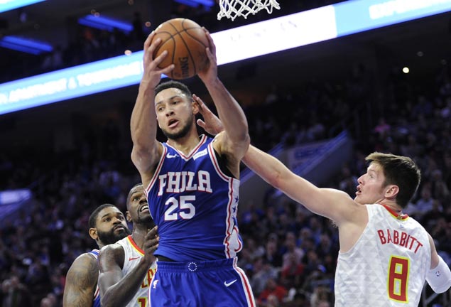 Ben Simmons has near triple-double as Sixers shoot down Hawks