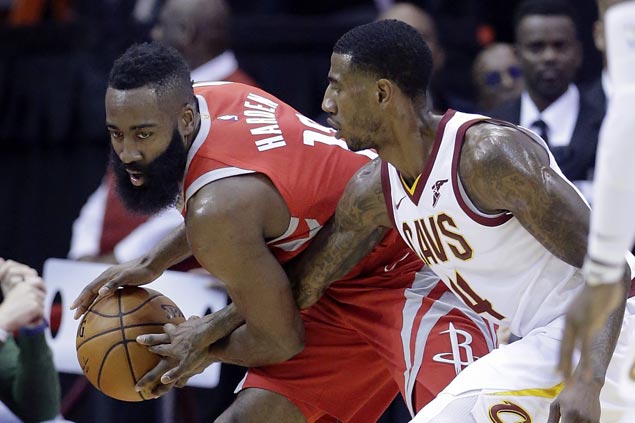Rockets squander big early lead but recover to beat Cavaliers