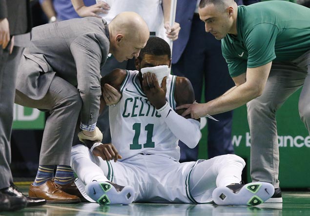 Celtics overcome early Kyrie Irving exit due to injury, edge Hornets to stretch streak to 11