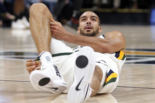 No hard feelings for Gobert on Waiters tackle as Jazz big man turns focus on knee injury recovery