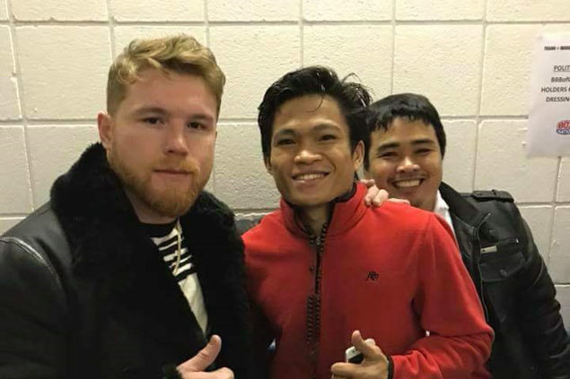 IBF junior bantamweight king Jerwin Ancajas puts on dominant show in front of idol Canelo Alvarez