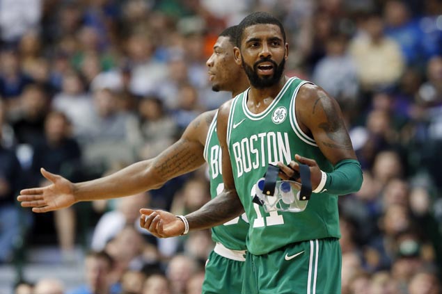 Danny Ainge after Kyrie Irving's 47-point explosion: 'Maybe the world is flat'