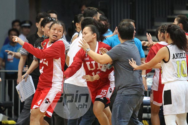 UE Lady Warriors seal finals battle vs Lady Bulldogs after fight-marred win over UST Tigresses