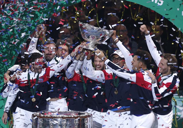 France edges Belgium to win Davis Cup for the first time in 16 years