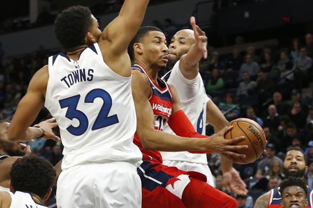 Otto Porter takes charge as Wall-less Wizards rally to beat Wolves and snap two-game skid
