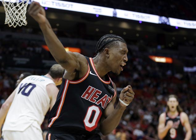 Josh Richardson shows way as Heat overcome sluggish start to beat Hornets