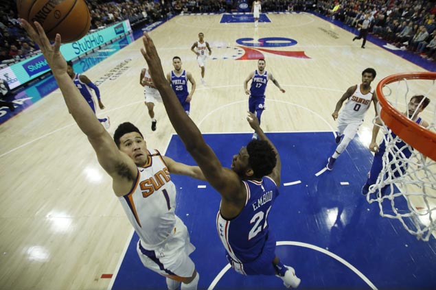 Devin Booker explodes for 46 points as Suns squash Sixers late comeback