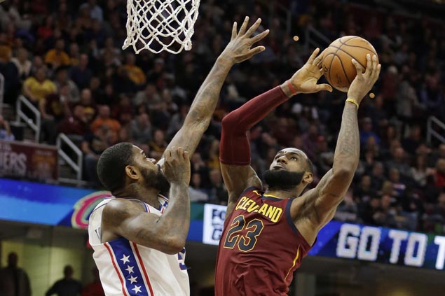 LeBron glad to see Cavs show resilience, down Sixers after travel snafu following loss in Indiana
