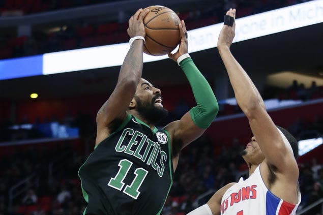 Al Horford, Kyrie Irving show way as Celtics bounce back and avenge loss to Pistons