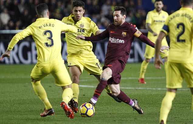 Lionel Messi, Luis Suarez take full advantage for Barca as Villarreal gets reduced to 10 men
