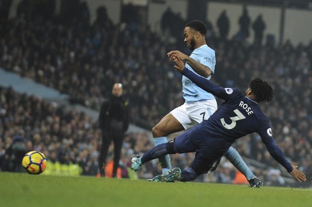 Raheem Sterling nets brace as Man City routs Tottenham to make it 16 straight wins