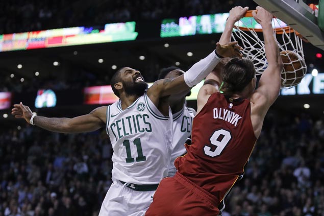 Kelly Olynyk makes winning return to Boston, scores career-high 32 to power Heat past Celtics