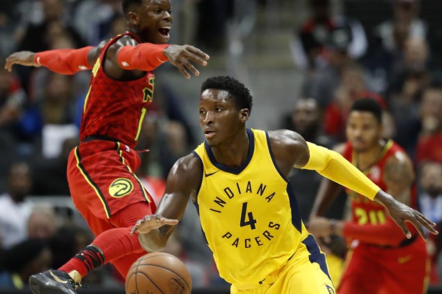 Victor Oladipo leads way as Pacers recover from sluggish start to defeat lowly Hawks