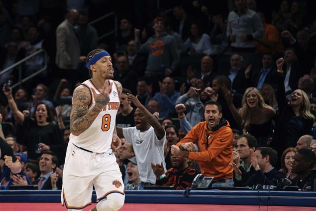 Knicks super sub Michael Beasley hears 'MVP' chants after scorching Celtics