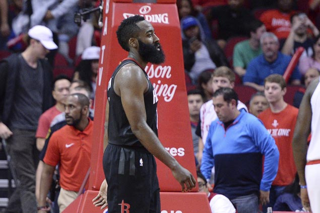 James Harden sets Rockets mark but is left dejected as another 50-point game goes for naught
