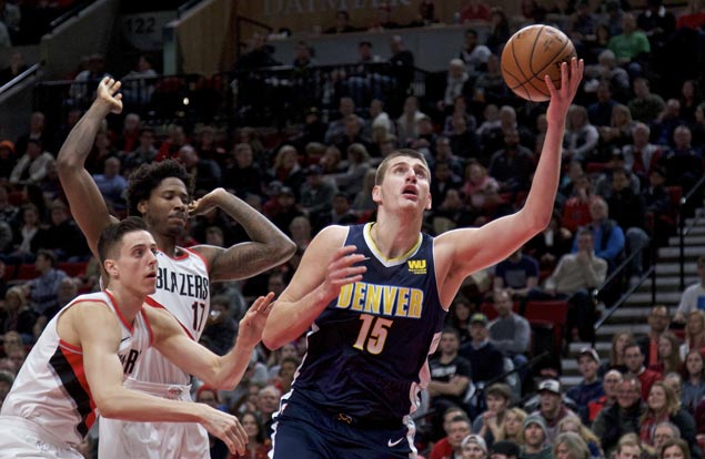 Nikola Jokic shows way as Nuggets down Blazers to end long run of futility in Portland