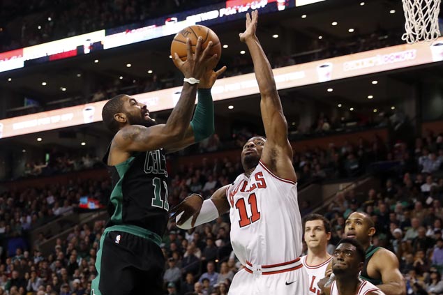 Celtics starters all in double figures in rout of Bulls