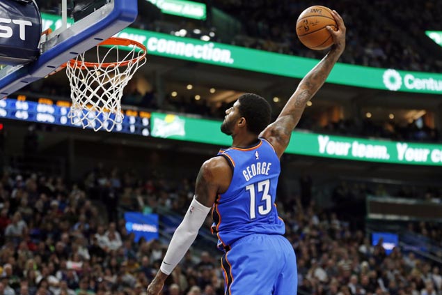 OKC Big Three too strong for Jazz as Thunder make it four straight wins