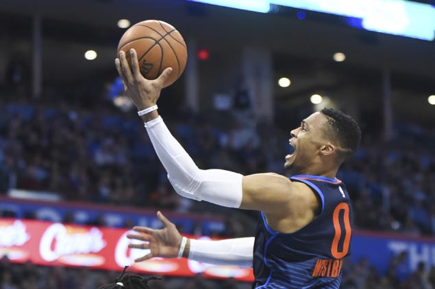 Thunder stretch win streak to five and send Rockets to third straight loss
