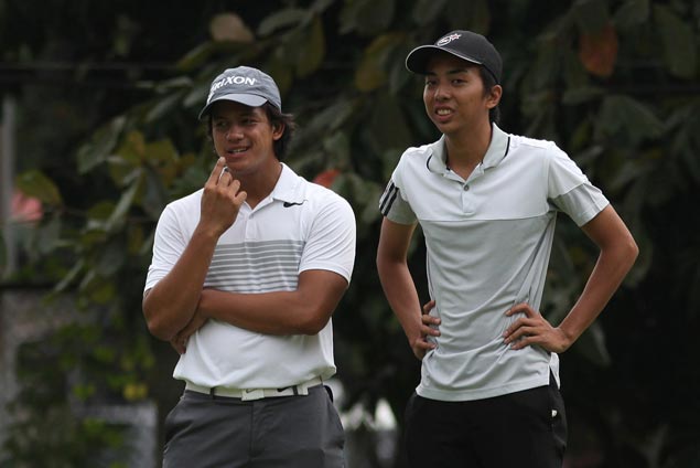Lanz Uy, Ryan Monsalve set pace with 59 in National Doubles Golf Championship at Aguinaldo