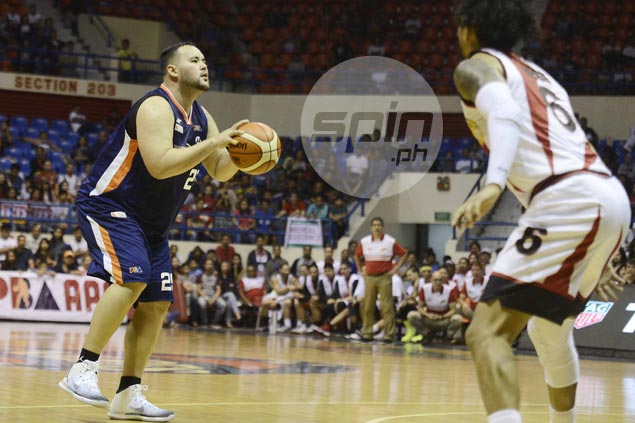 Ken Bono not expecting to play heavy minutes for Meralco despite decent job vs June Mar Fajardo