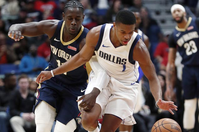 Dennis Smith posts triple-double, Mavs hit franchise-record 22 triples in win over Pelicans