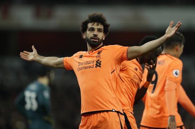Mohamed Salah nets brace to match Roger Hunt mark as Liverpool downs Leicester