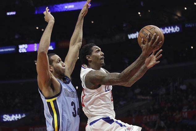 Lou Williams leads way as Clippers hold off late Grizzlies rally for fourth straight win