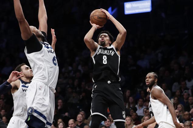 Spencer Dinwiddie caps career game with go-ahead jumper as Nets nip Timberwolves