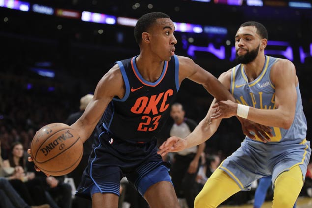 Paul George insists monster breakout of OKC rookie Terrance Ferguson no fluke: 'He's special'
