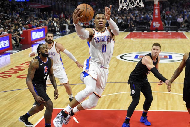 Thunder keep rolling as OK3 finally show perfect symphony in romp over Clippers