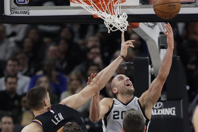 Manu Ginobili provides spark as undermanned Spurs assert mastery over Suns