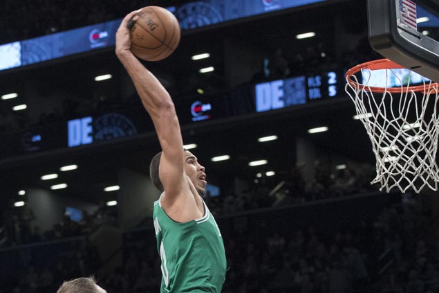 Jayson Tatum hits the big endgame baskets as Celtics overcome Nets