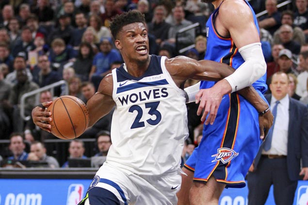 Timberwolves pull away in second half to roll to third straight win with romp vs slumping Thunder
