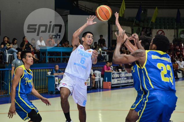 Joseph Terso, Gab Banal take over late to lift Marinerong Pilipino over UC in Sinulog Cup